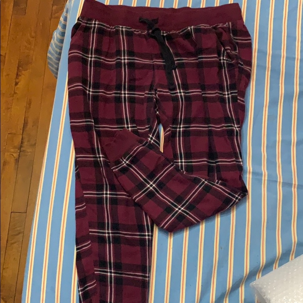 Plaid joggers